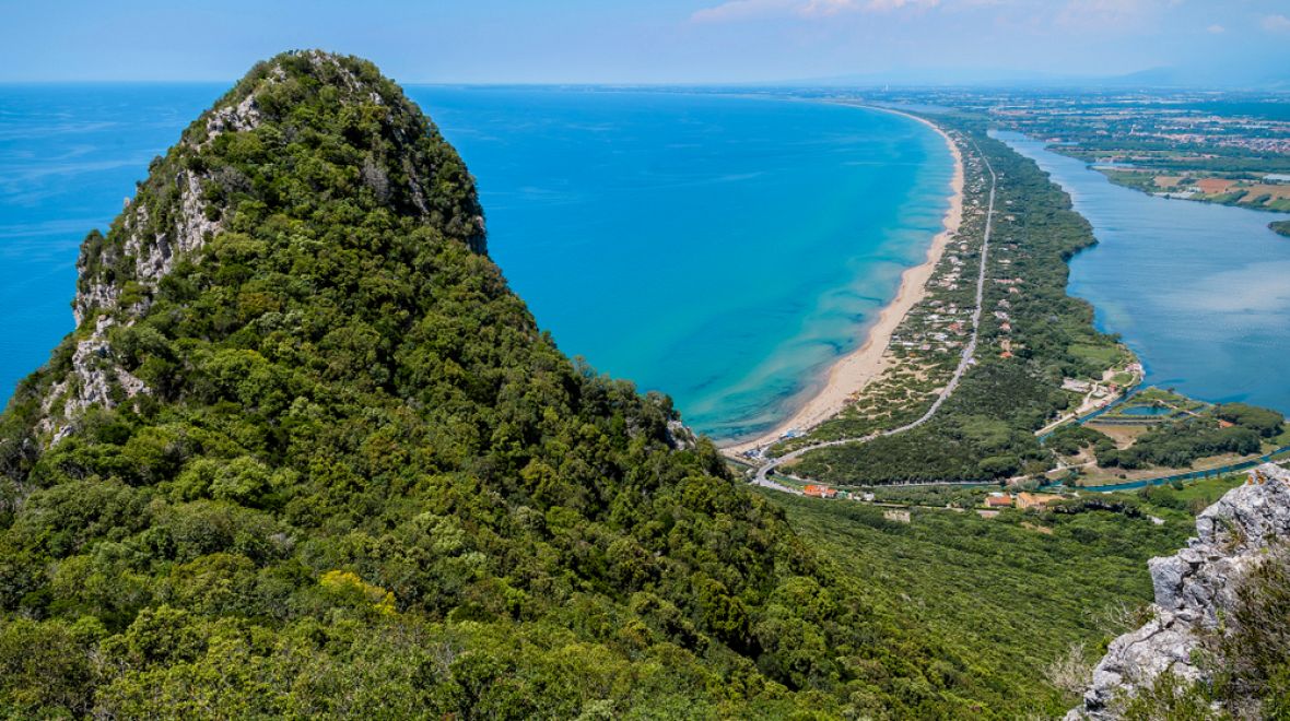 Národní park Circeo a Tyrhénské moře 